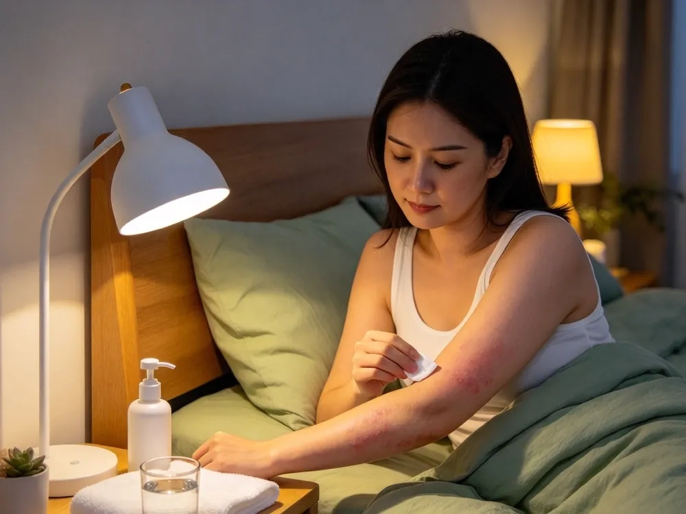 看看你能有多容易透過夜間管理改善濕疹痕癢、救回睡眠