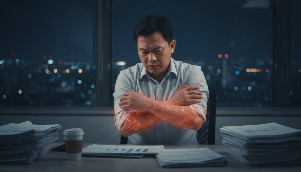 懶惰上班族調理壓力型中醫濕疹的方法:身心同治與日常調理全指南